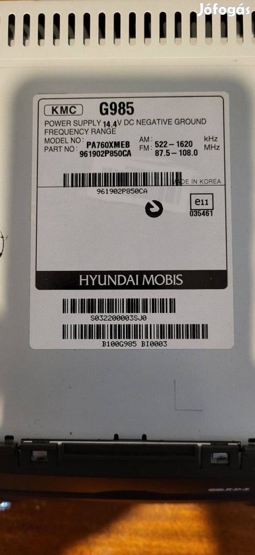 KIA Sorento rádió-cd