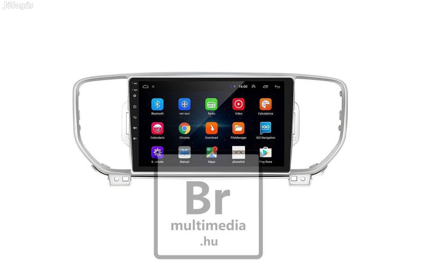 KIA Sportage 4 Android Rádió Multimédia Kijelző Navigáció Carplay Hifi