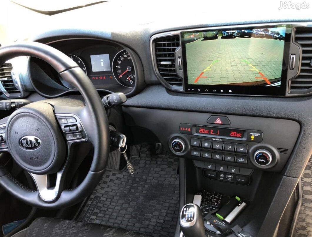 KIA Sportage Carplay Android Multimédia GPS Rádió Tolatókamerával
