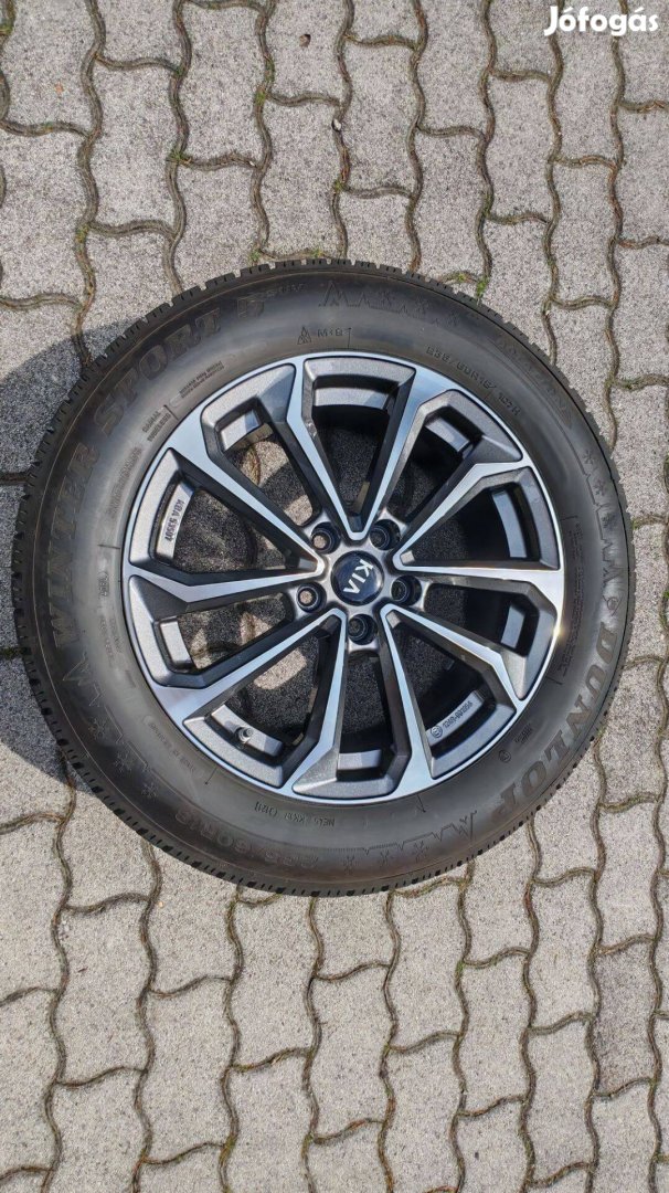 KIA / Dezent KS Dark felni Dunlop Wintersport5SUV 235/60R18 téli Tpms