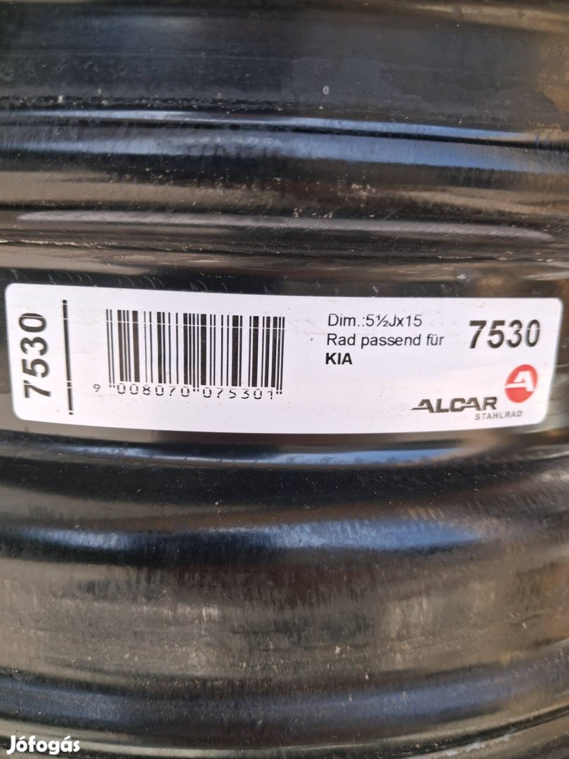 KIA acélfelni 5.5x15 ET36 4x100