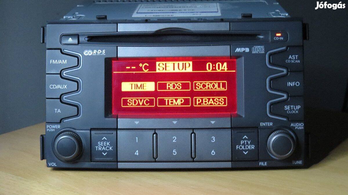 KIA gyári cd mp3 rádió autorádió fejegység