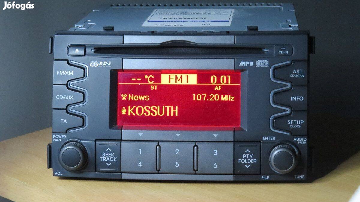 KIA gyári cd mp3 rádió autorádió fejegység