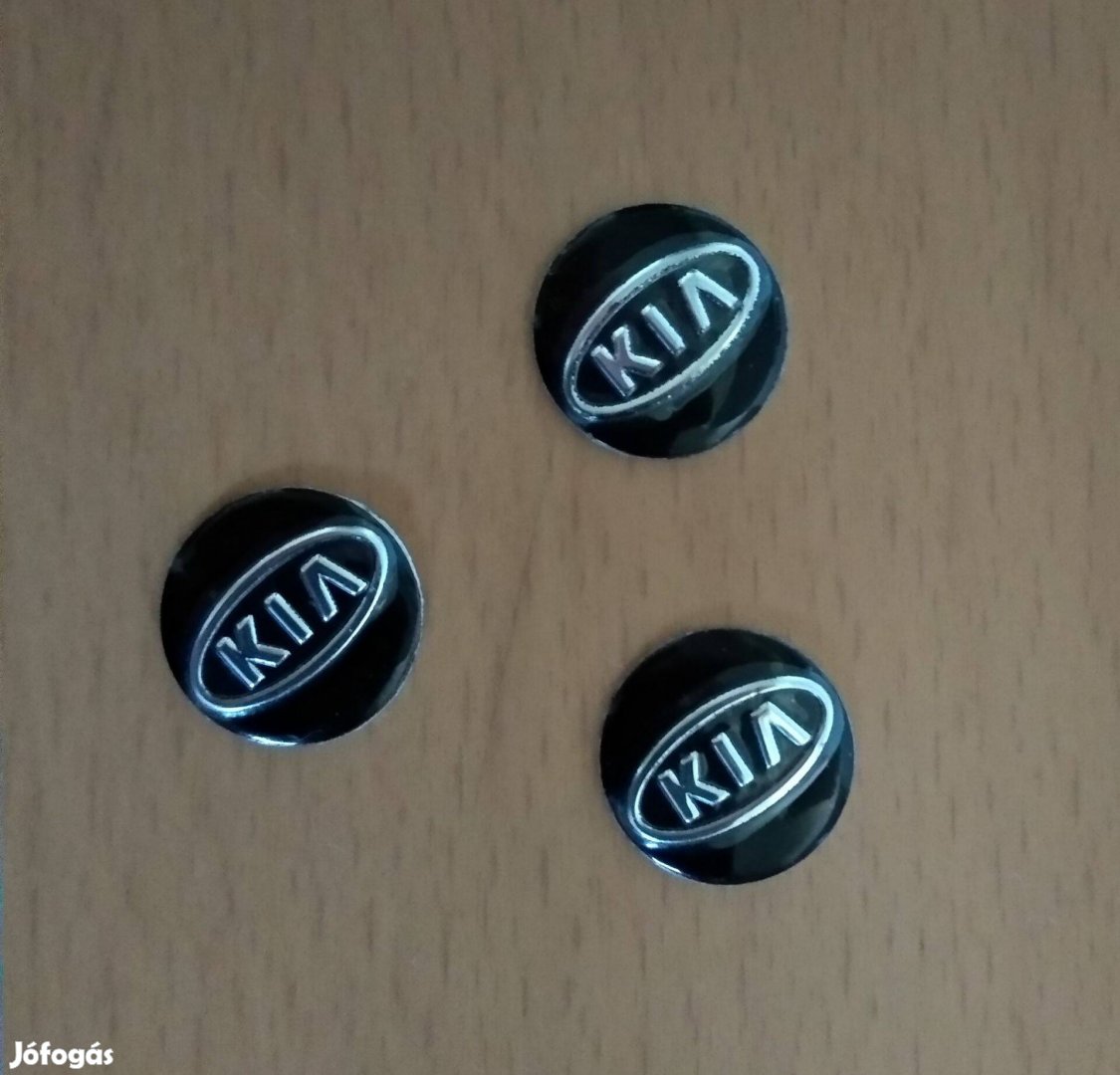 KIA indítókulcs (autó kulcs) embléma, logó, jel 14 v. 18 mm-es