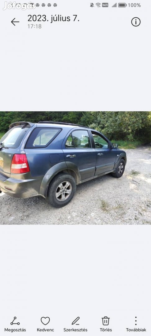 KIA sorento 2.5 crdi minden alkatrésze 