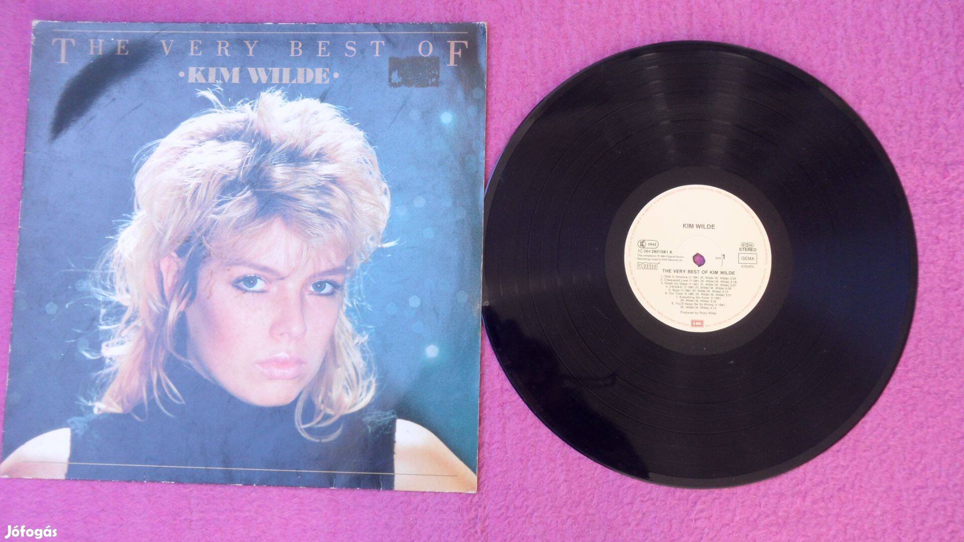 KIM Wilde The Ver BEST OF- eredeti német LP bakelit lemez l982