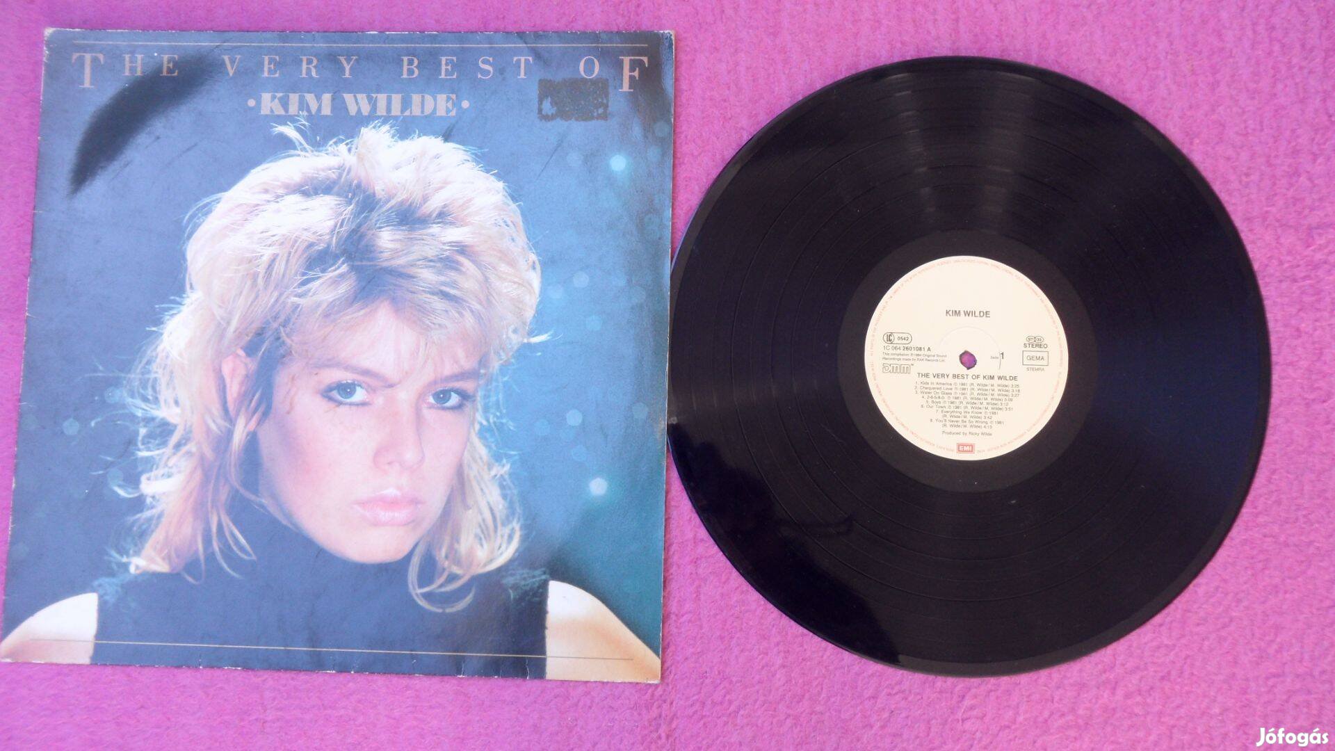 KIM Wilde The Very BEST OF- Vinyl LP bakelit nagylemez mint az új l984