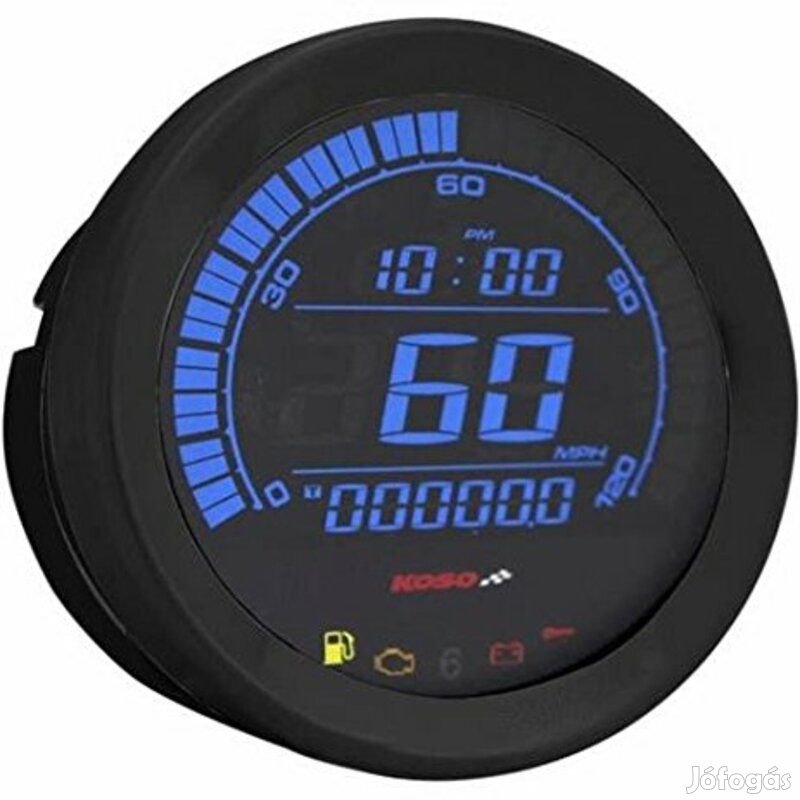 KOSO sebességmérő HD-02S fekete