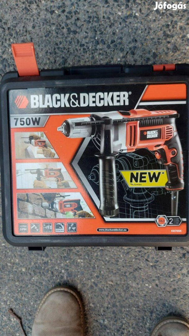 KR705 Black&Decker 750W ütvefúró eladó