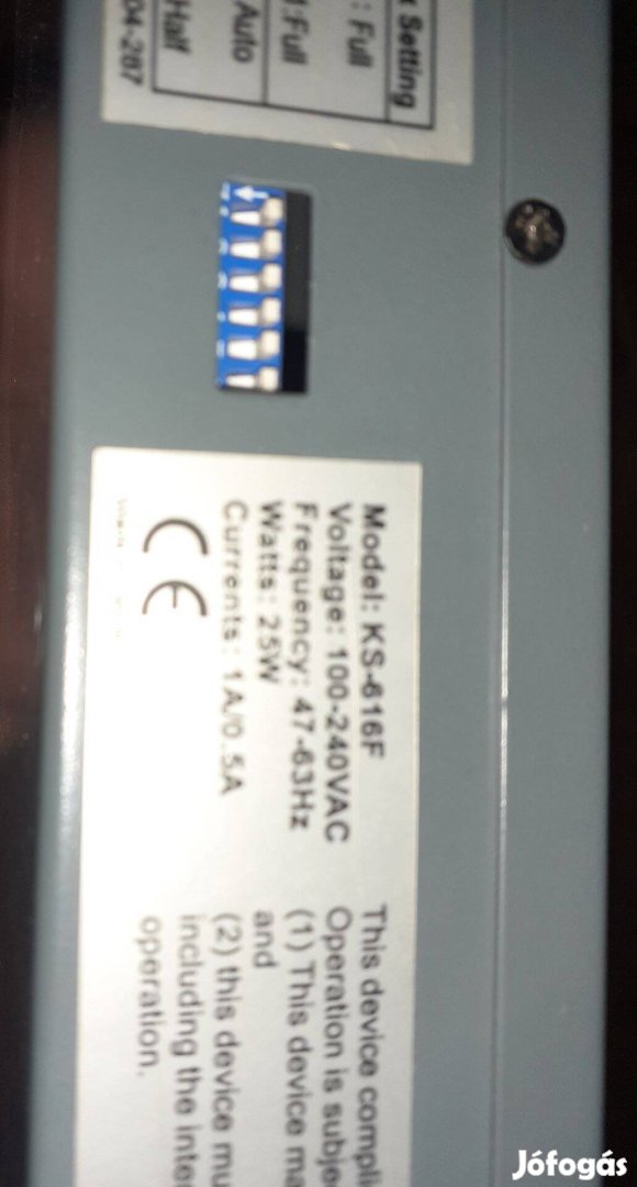 KTI KS-616F switch