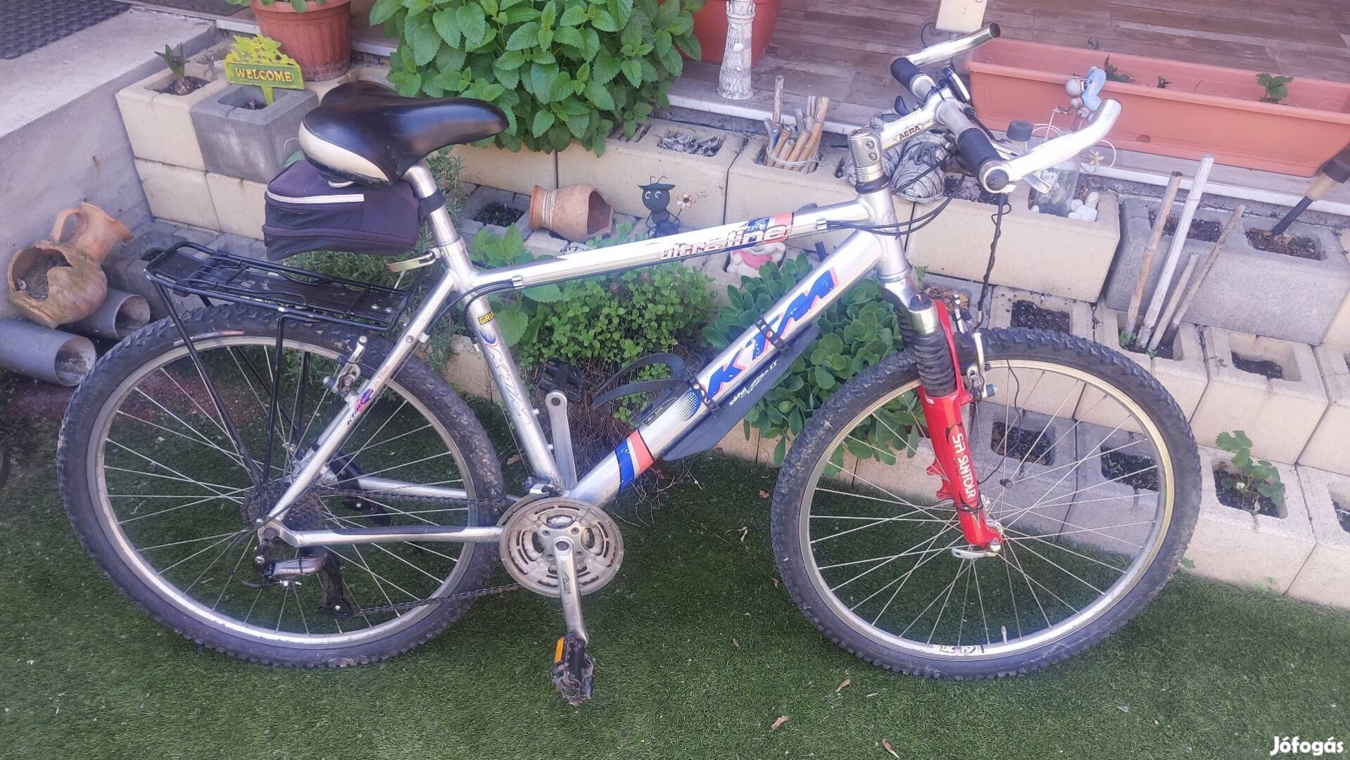 KTM 26 os aluvázas 3x8s., teleszkópos kerékpár eladó 