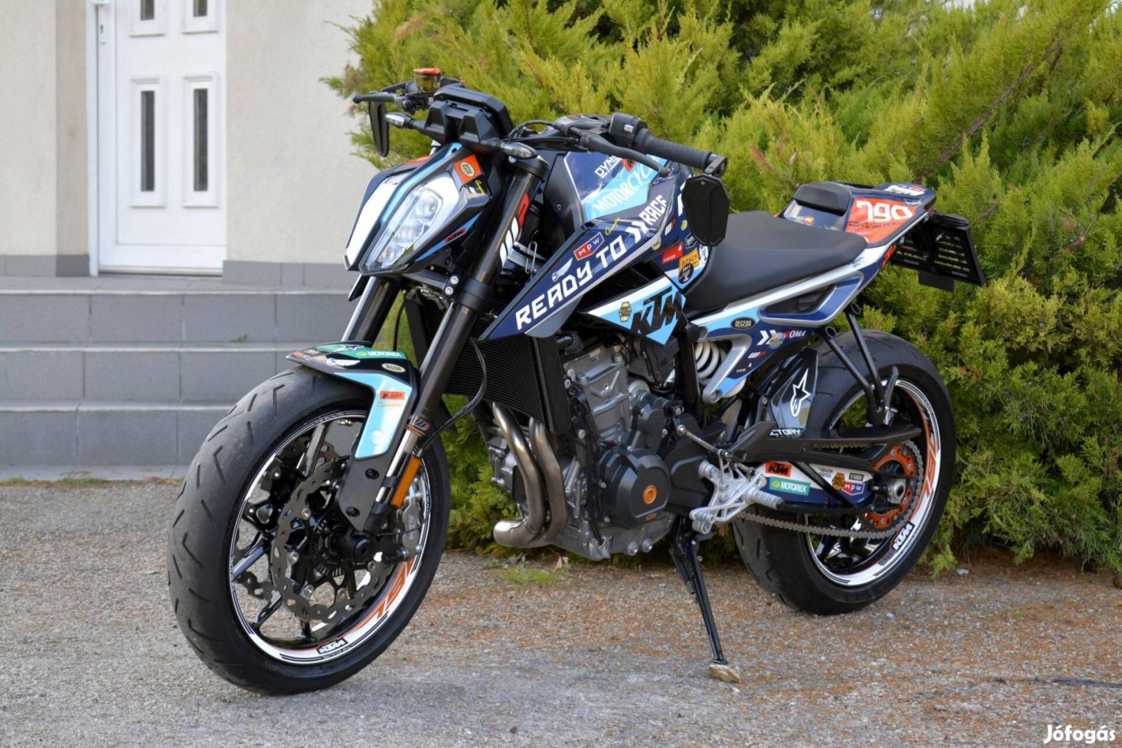 KTM 790 Duke ABS.TC.1-Tulaj.SZ.Könyv.Sérülésmen...