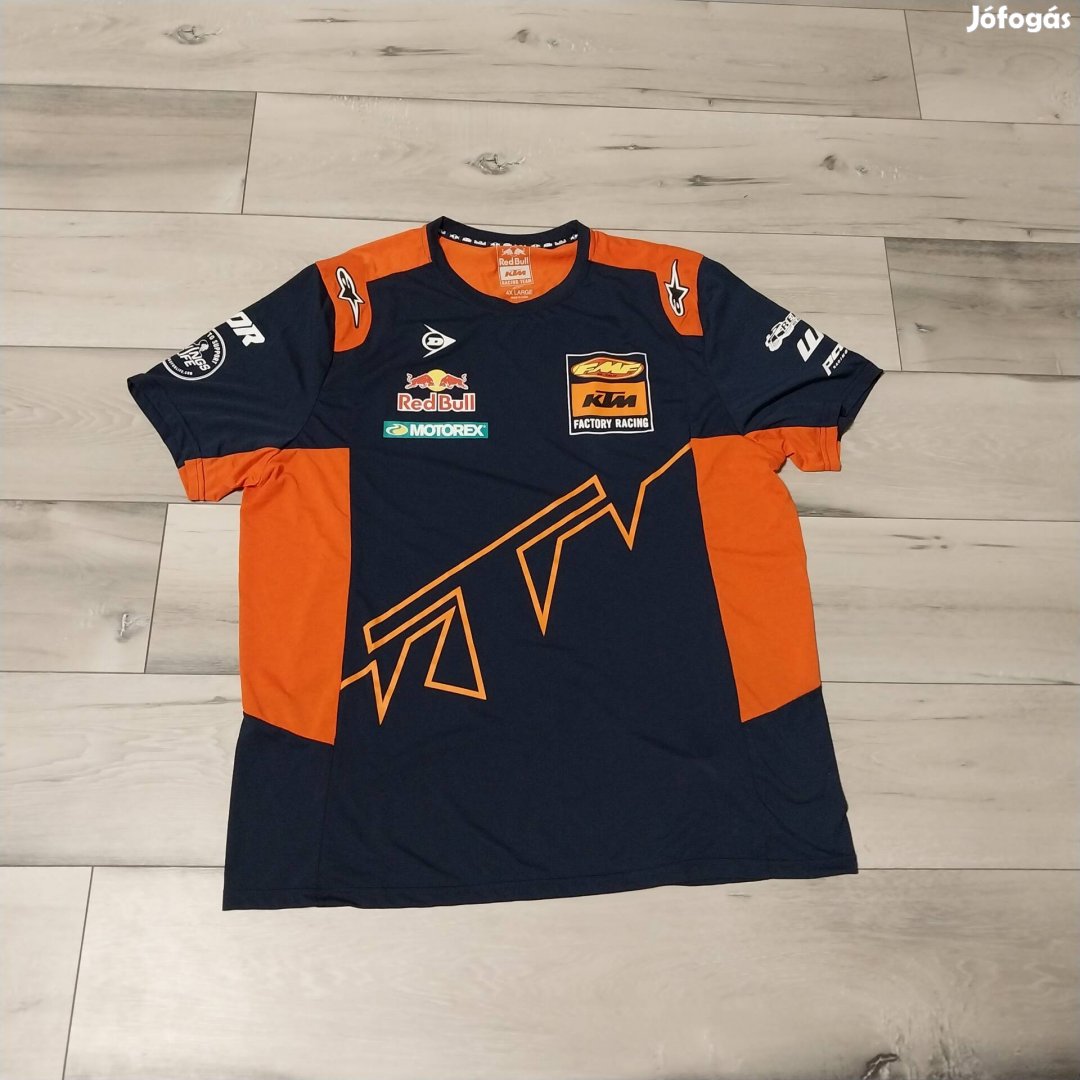 KTM Red Bull Racing Team motoros póló 