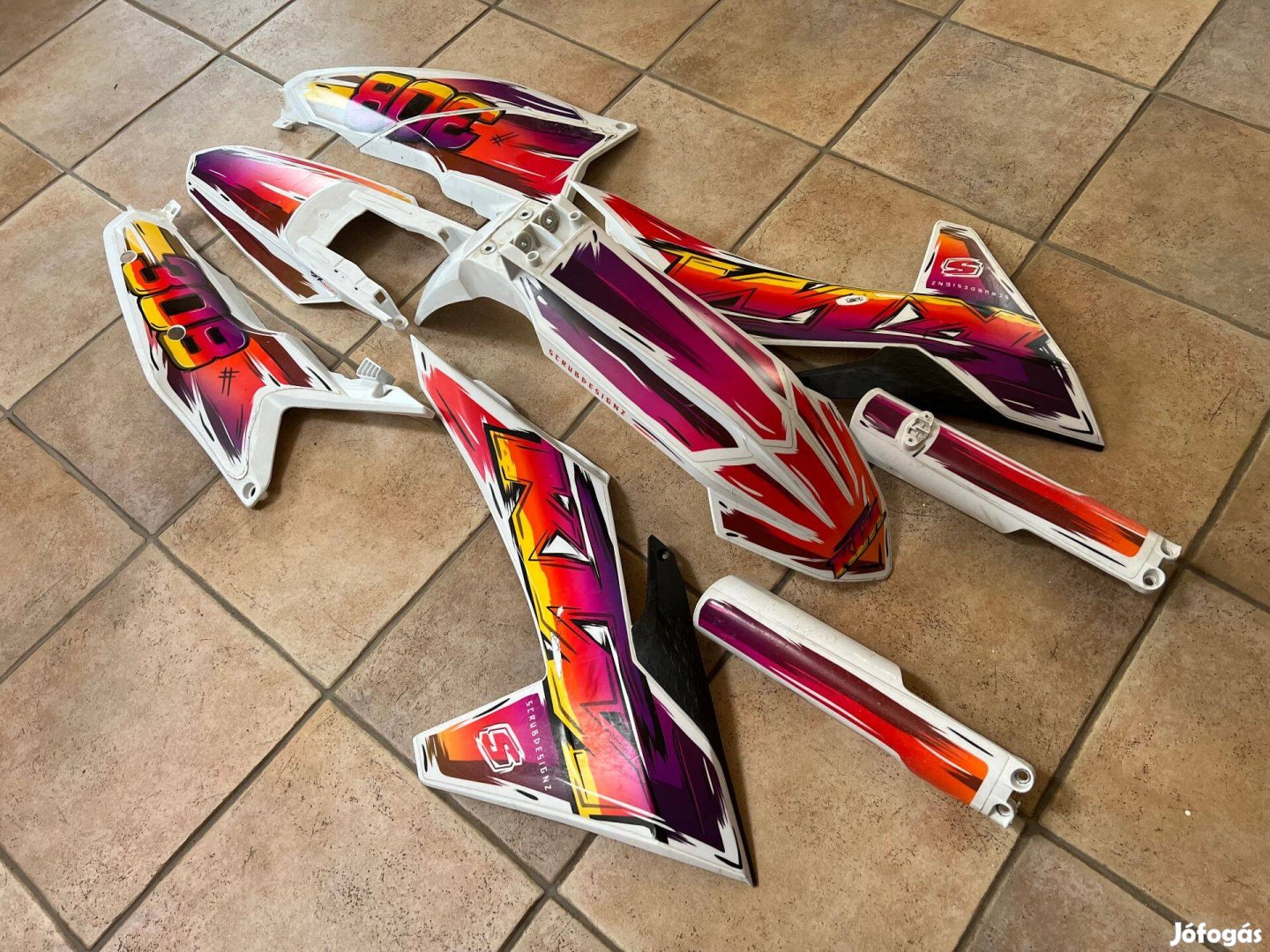 KTM SX 2023-25 idomszett Scubdesignz dekorral