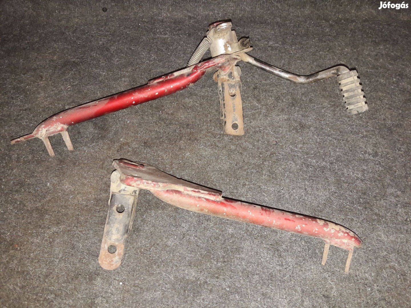 KTM moped gyári lábtartó hátsó fékpedál szett