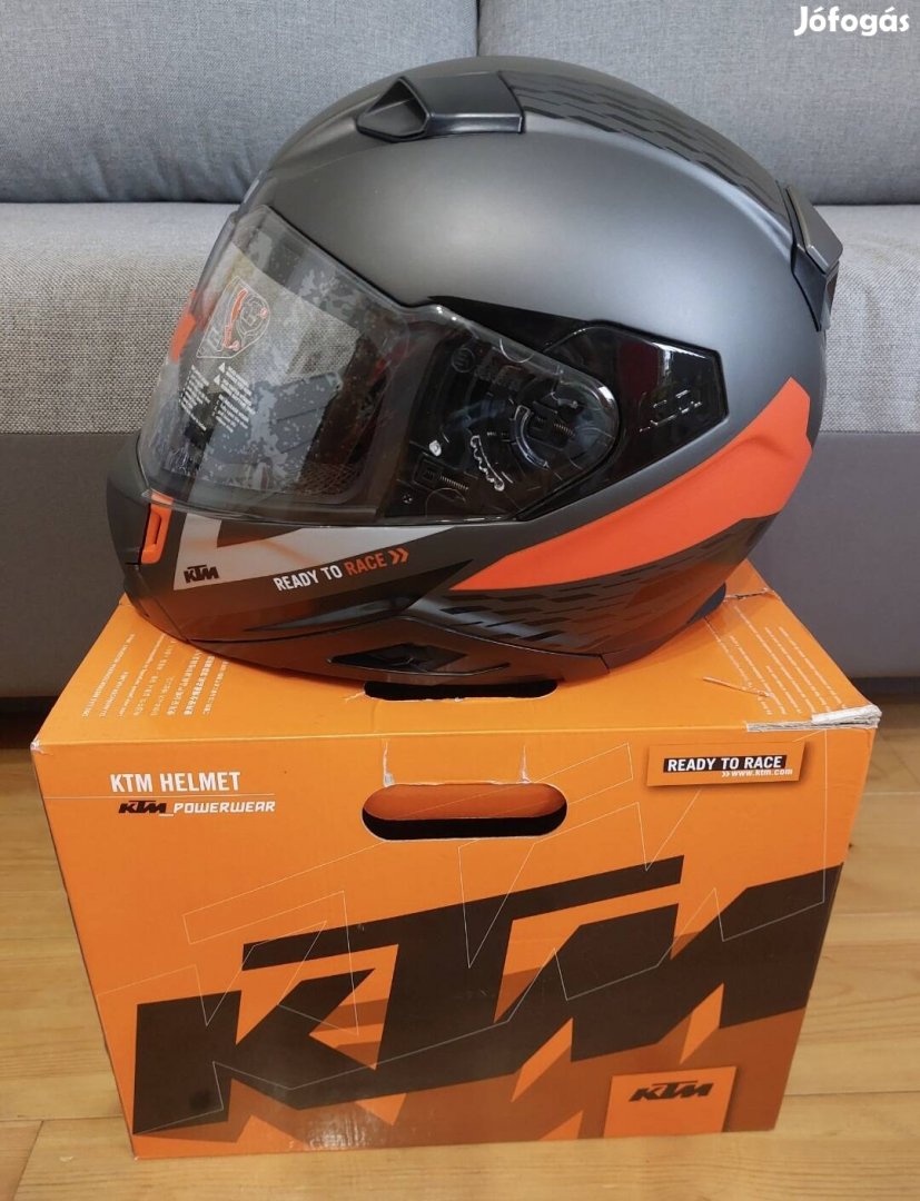 KTM sportmotor,bukósisak,zárt sisak Új!