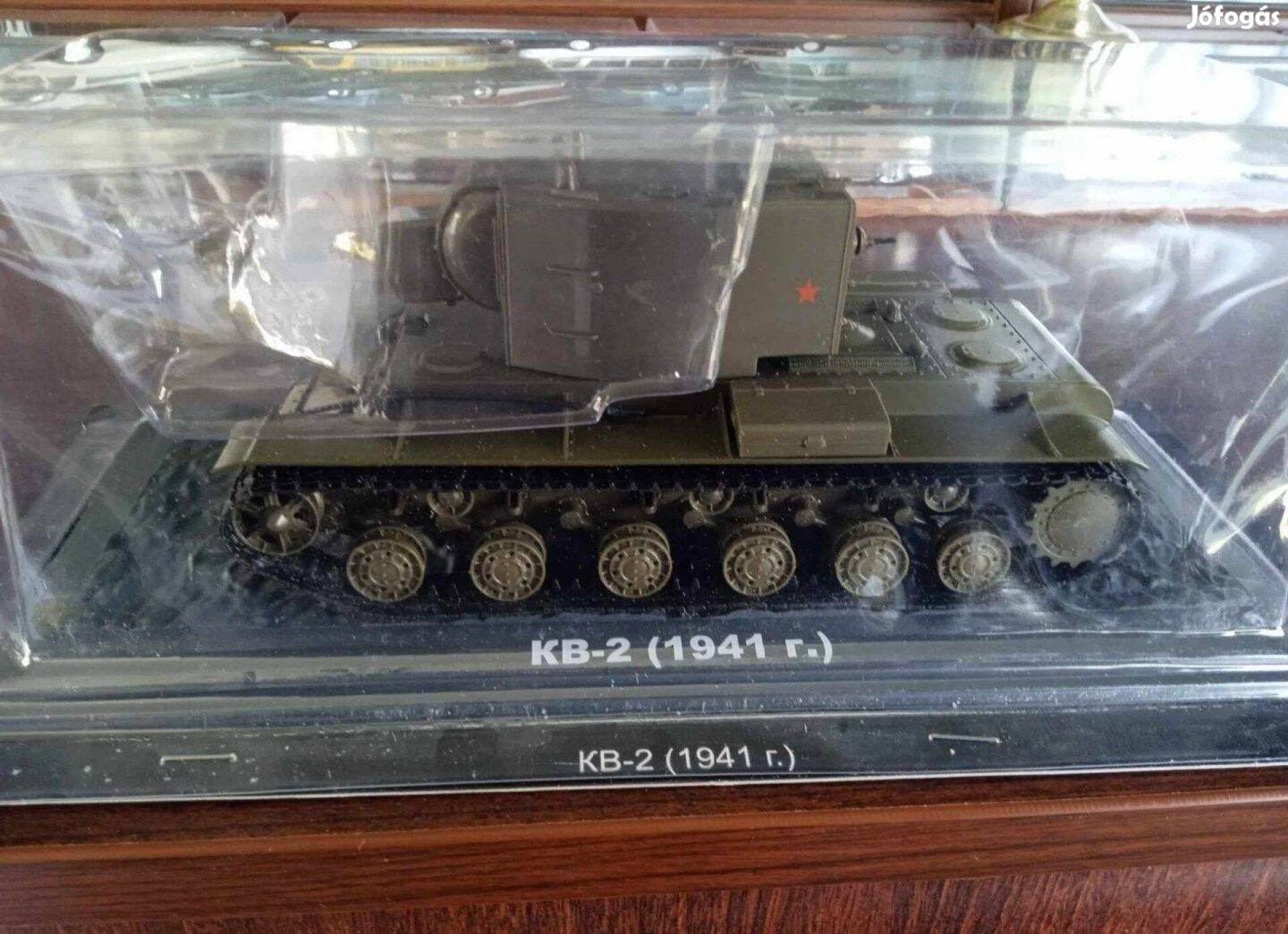 KV-2 1941év "Tanki dea" tank kisauto modell 1/43 Eladó