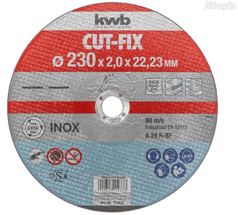 KWB Cut-Fix vágókorong extra vékony  230mm (49711933)