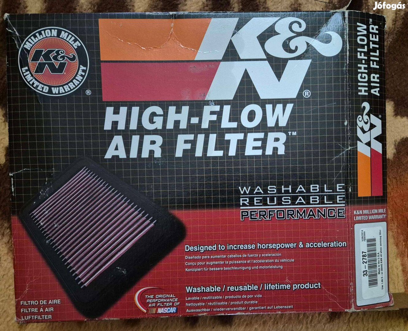 K&N Légszűrő Opel Astra G/H