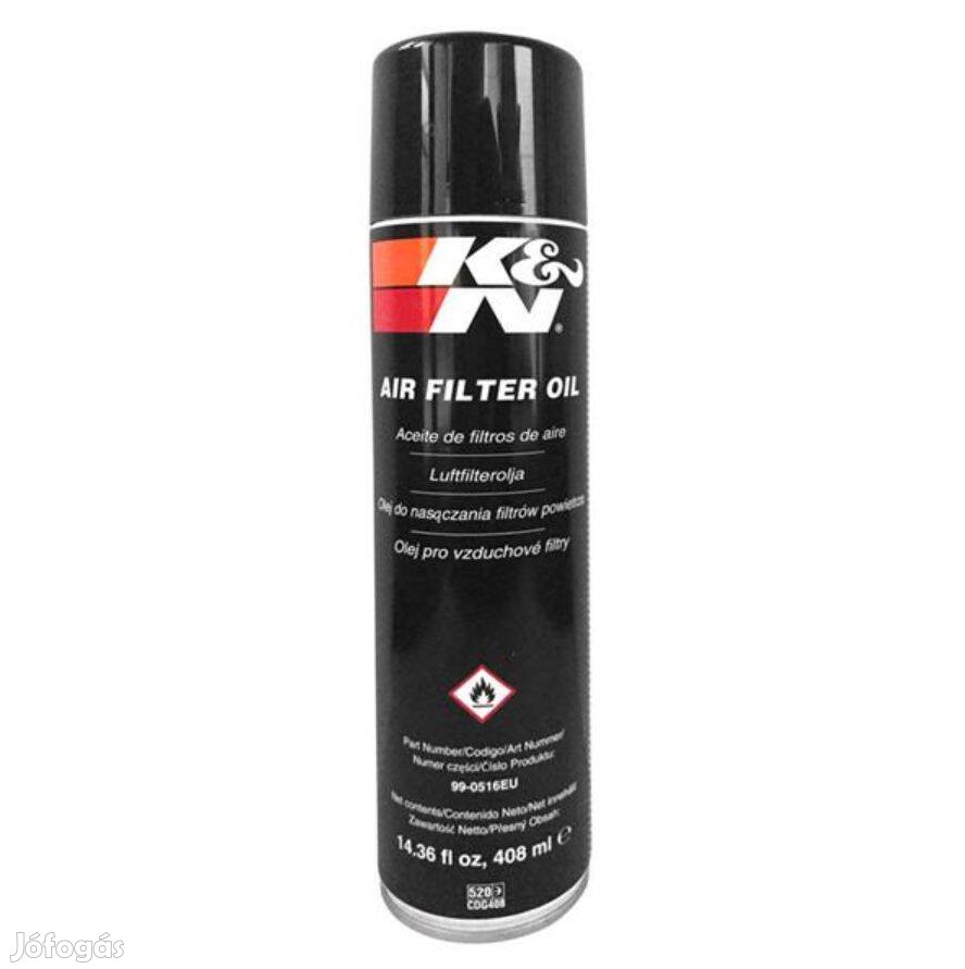 K&N levegőszűrő sportlégszűrő eredeti olaj spray 408ml
