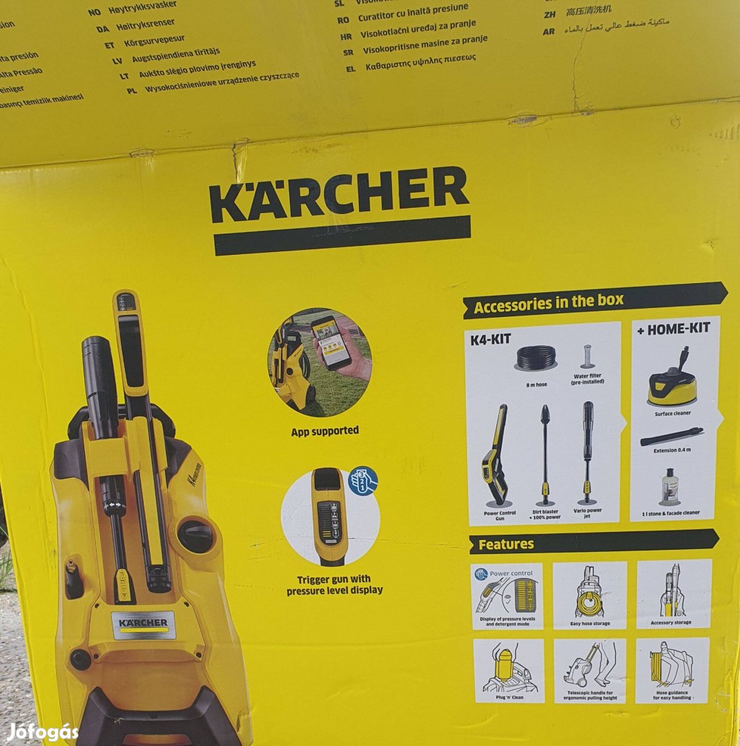 KÄRcher K 4 Power Control Home Magasnyomású Mosó új