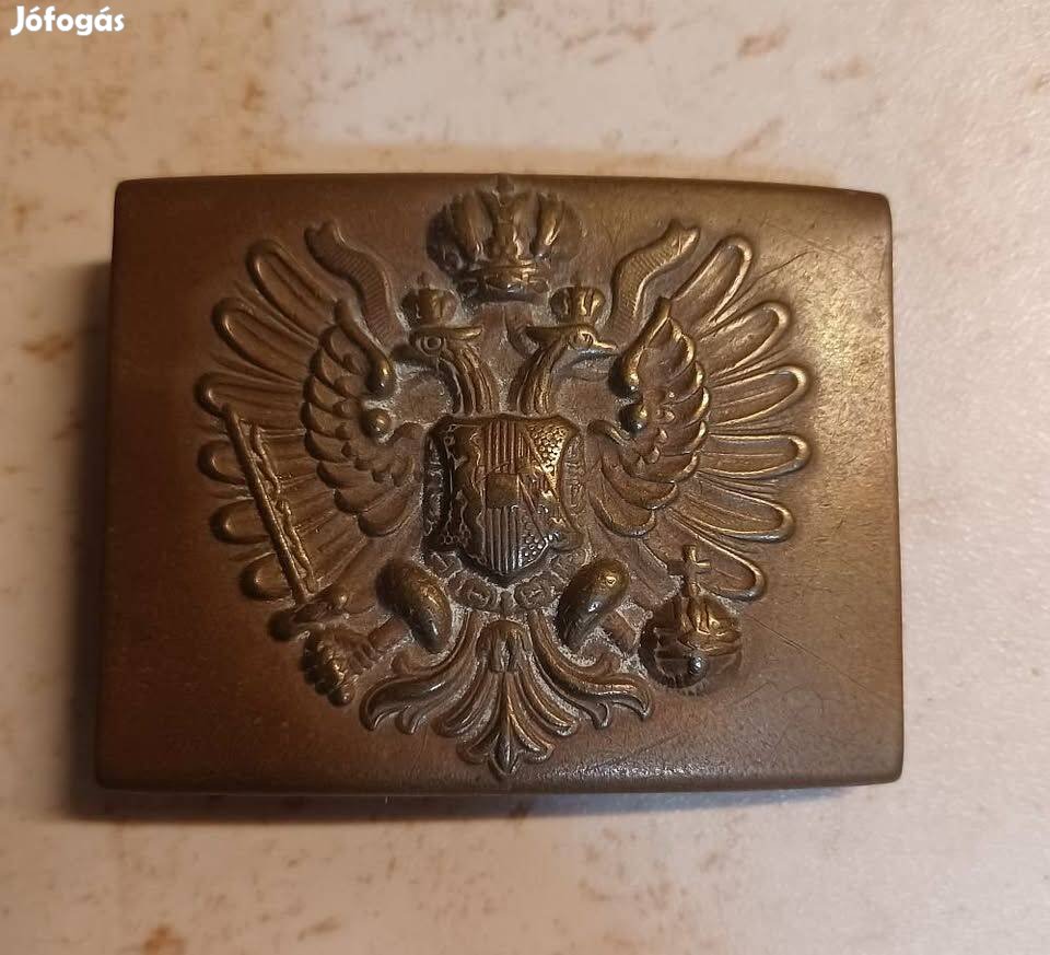 K.Und K. ritka , eredeti katonai övcsat