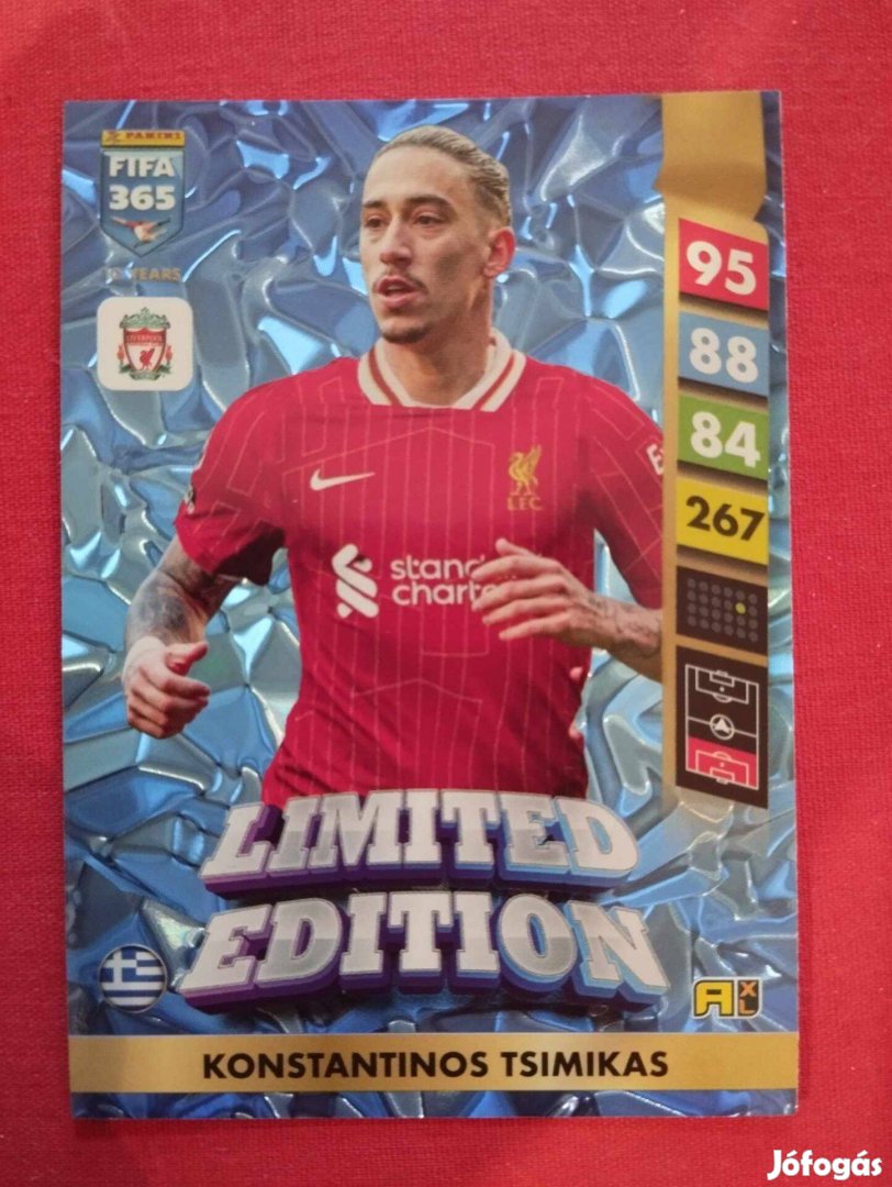 K. Tsimikas (Liverpool) FIFA 365 2025 Limited Edition focis kártya