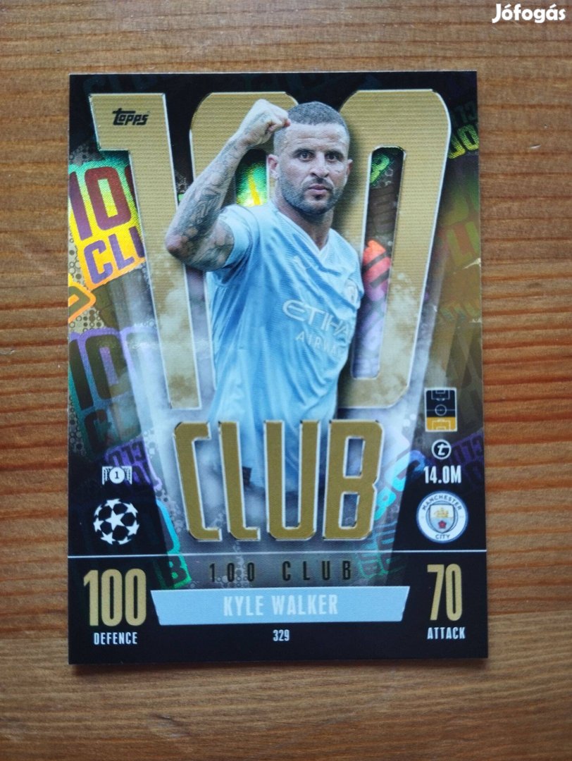 K. Walker (Manchester City) 100 Club Bajnokok Ligája Extra 2023 kártya