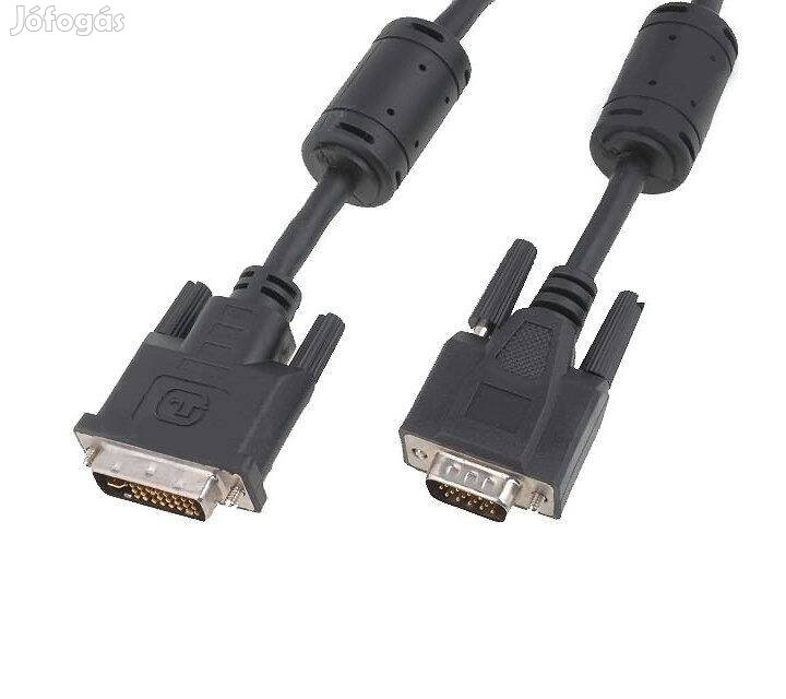 Kábel - DVI VGA Monitor átalakító - 2m _