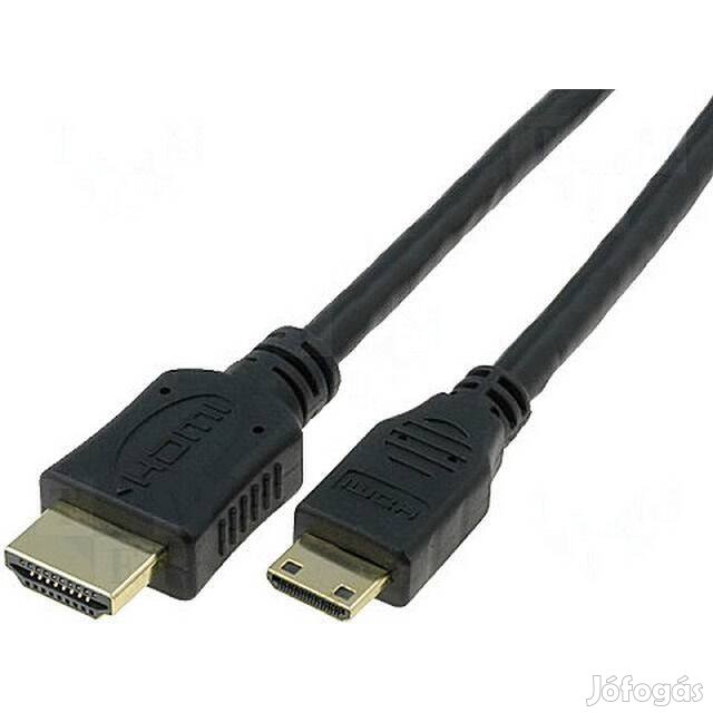 Kábel : HDMI / mini HDMI 5m - Aranyozott (0819)