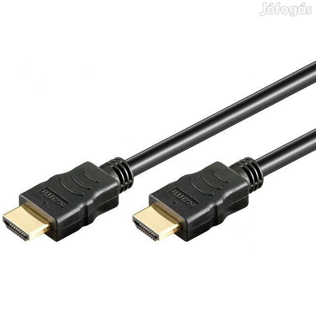 Kábel : HDMI (apa) / HDMI 1.4 -es Aranyozott 10m _