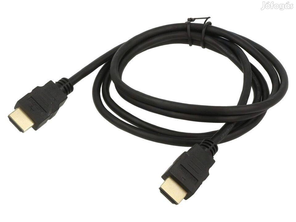 Kábel : HDMI (apa) / HDMI 1.4 -es Aranyozott 1.5m