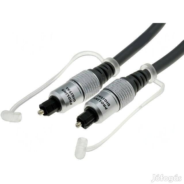 Kábel : Optikai ( üvegszálas ) Toslink 3m Profi _