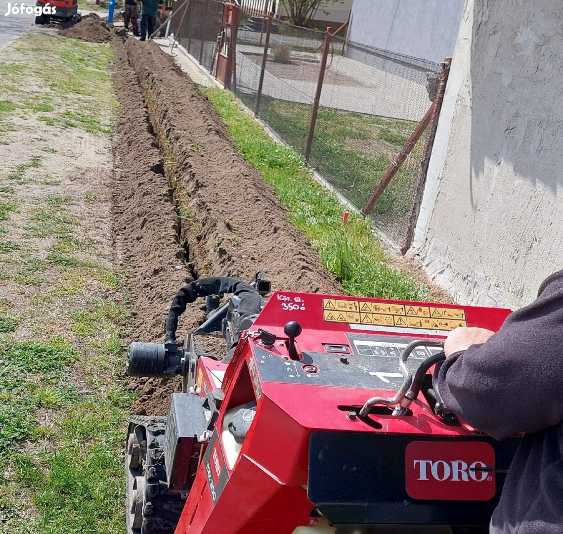 Kábelek,víz,csatorna öntözőrendszerek építése