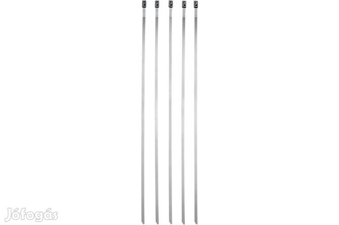 Kábelkötegelők x5 20cm rozsdamentes acél