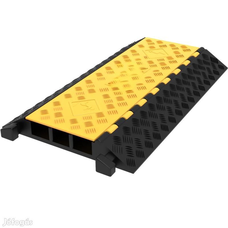 Kábelvédő rámpa nagy teherbírású  (3 csatornás)