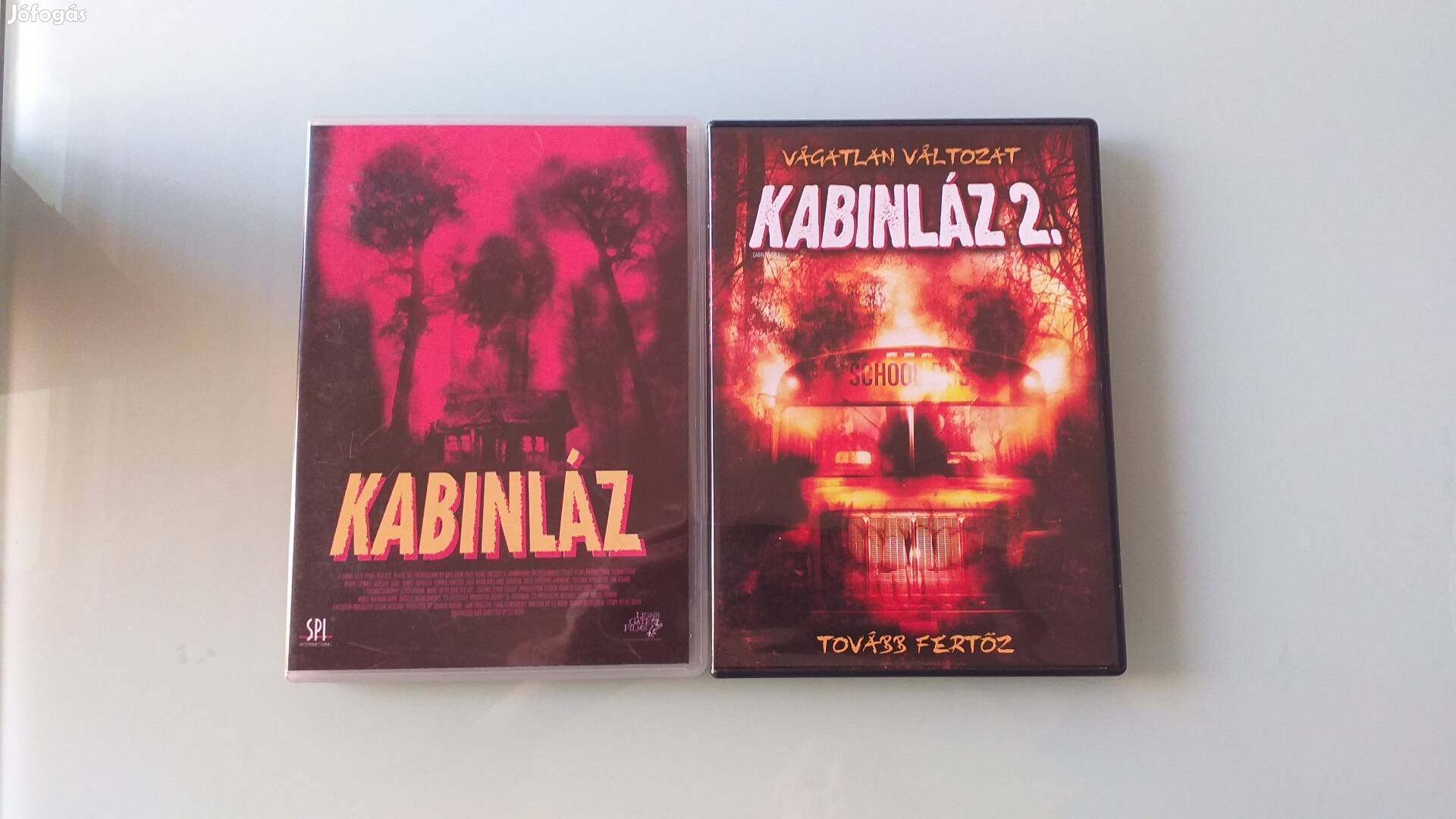 Kabinláz 1-2 horror DVD 