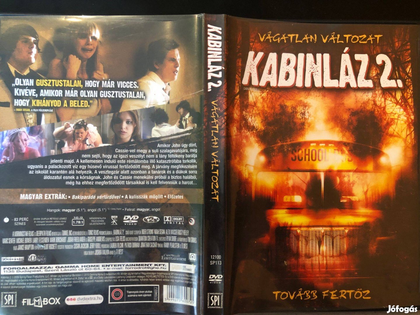 Kabinláz 2. (karcmentes, vágatlan változat) DVD