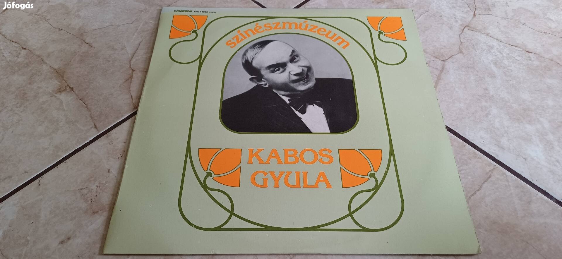 Kabos Gyula bakelit hanglemez