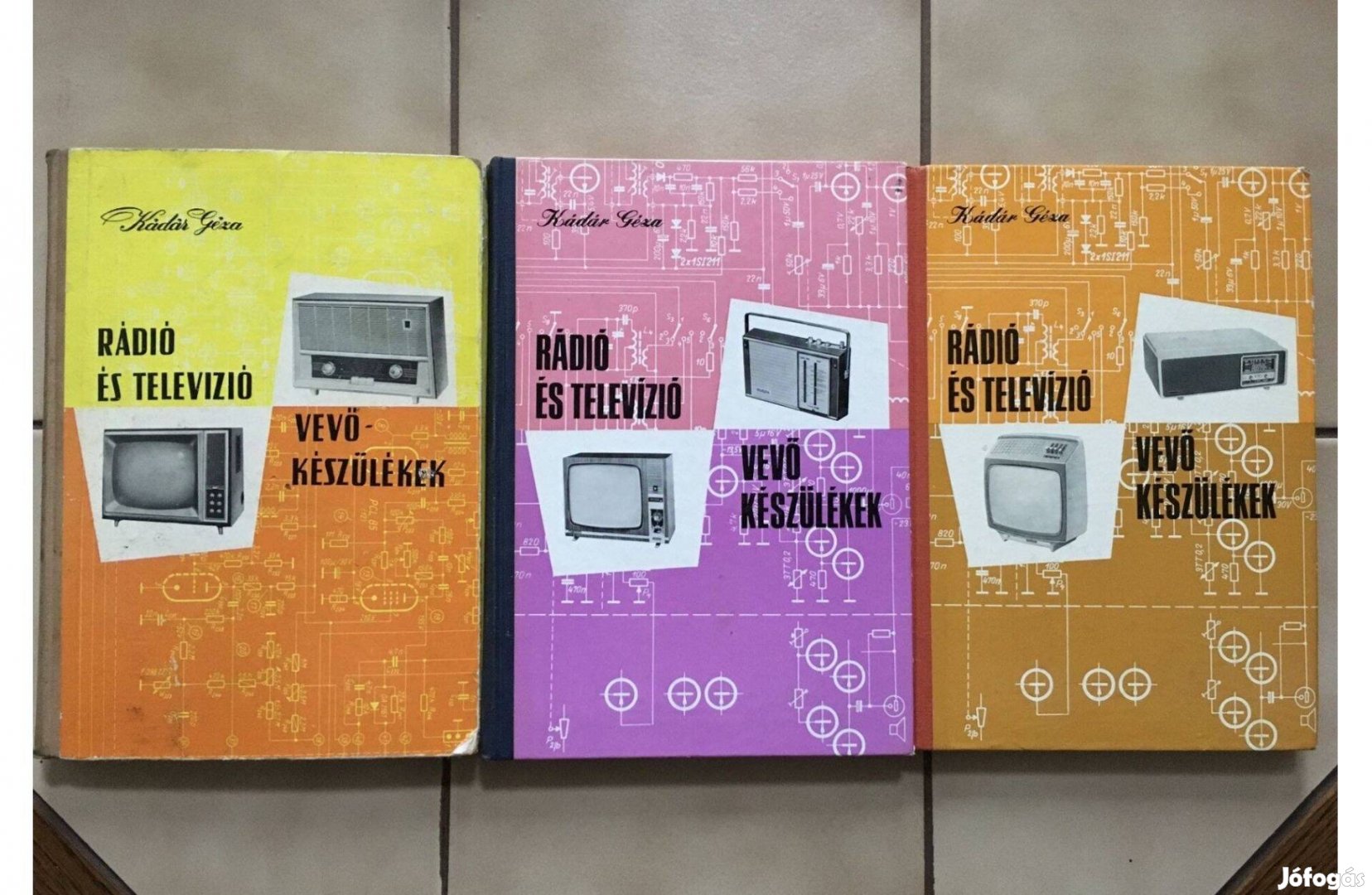 Kádár Géza: Rádió és televízió vevőkészülékek szakkönyvei