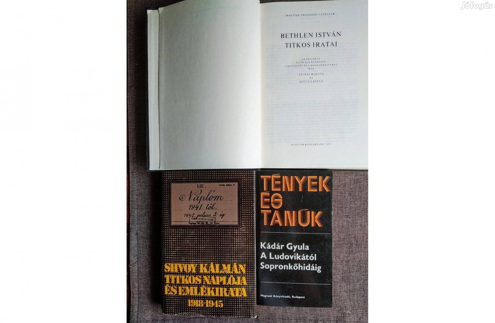 Kádár Gyula A Ludivikától Sopronkőhidáig Bethlen István titkos iratai