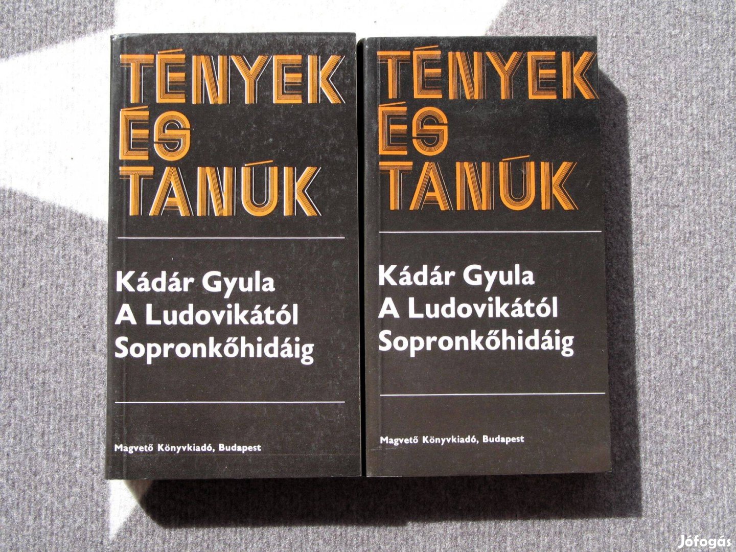 Kádár Gyula A Ludovikától Sopronkőhidáig I-II
