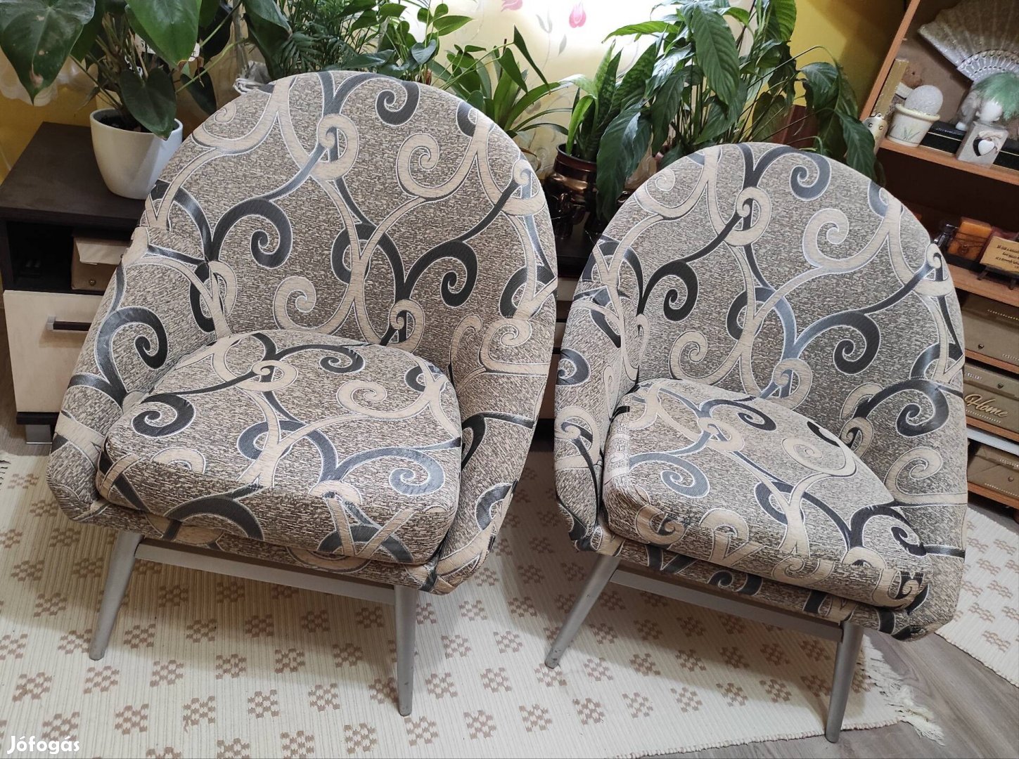 Kagyló fotel, párban eladó