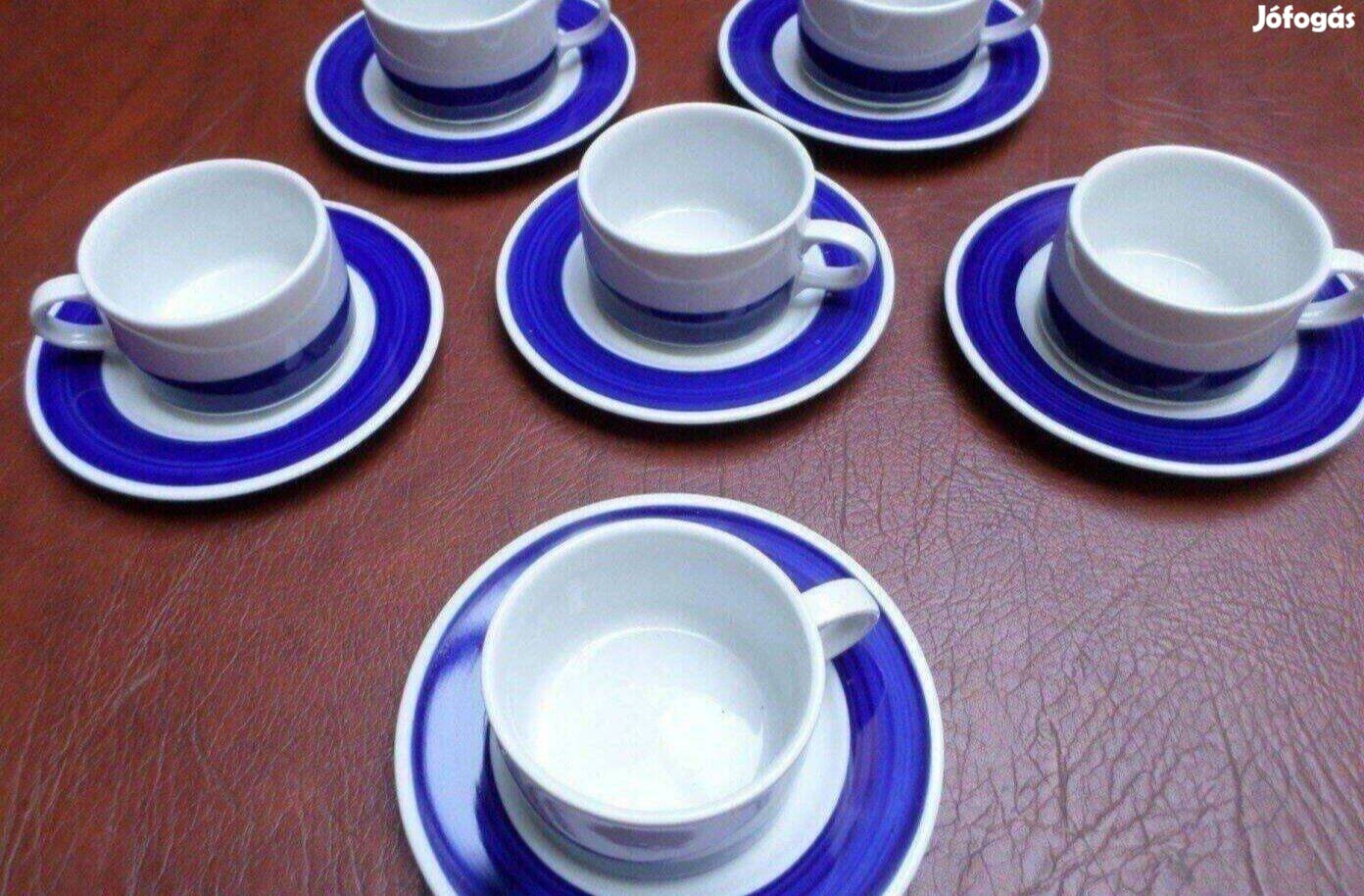 Kahla német porcelán kávés csésze készlet