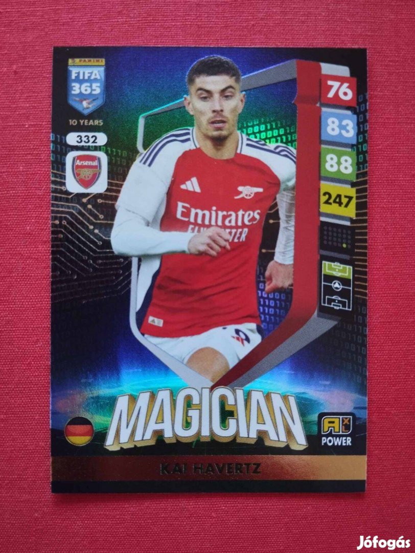 Kai Havertz (Arsenal) FIFA 365 2025 Power Magician focis kártya