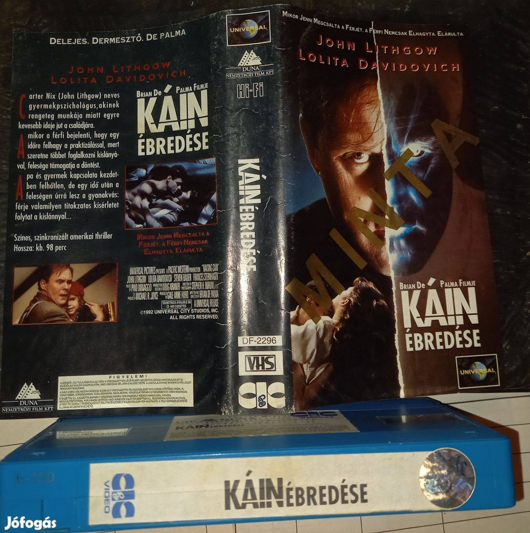 Káin ébredése - thriller VHS - John Ligthow