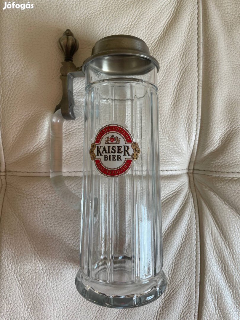 Kaiser fedeles korsó és Paulaner porcelán korsó