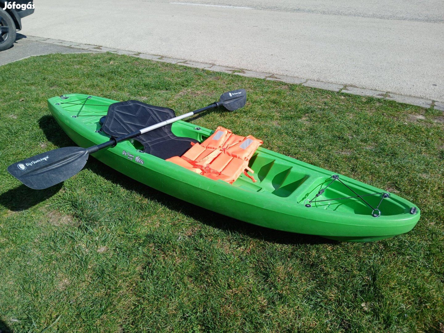 Kajak PE 1 személyes merevfalú műanyag sit on top