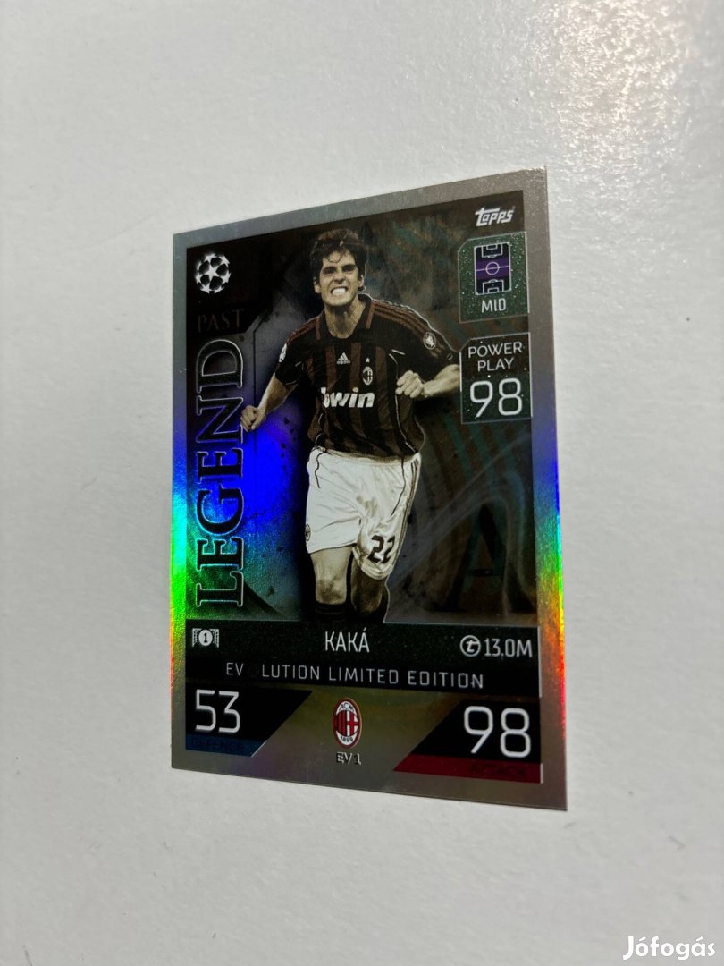 Kaká legend Limited focis kártya