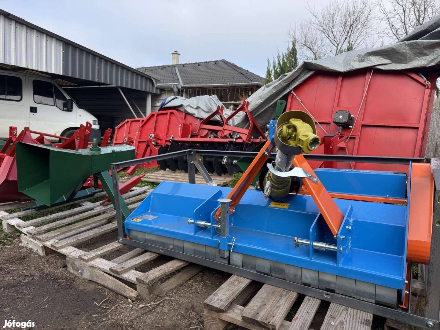 Kalapácsos mulcsozó szártépő szárzúzó gazvágó kubota  japán traktor 